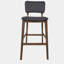 Ensemble de chaises de bar avec accoudoirs en tissu 2 pièces, convient pour la cuisine, la salle à manger-1403851217