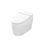 Cuvette de toilette intelligente en céramique avec buse autonettoyante, siège chauffant, nuit, chasse d'eau à bouton, fonction lente silencieuse, fermeture en douceur, contrôle automatique des 3 choix de chaleur, réglages de température occultant, descente, blanc