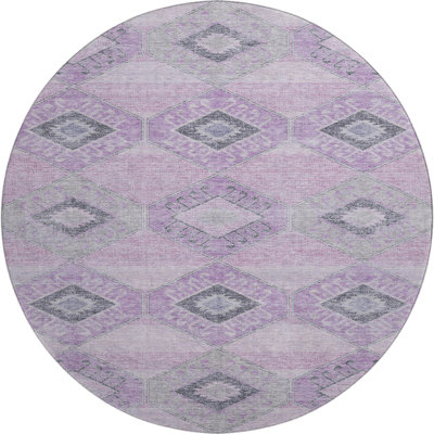 Premium Machine Washable Mayfield AMF1857 Aztec Rug