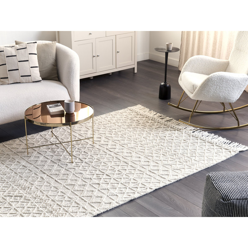 Oyens Geometric Hand Woven Area Rug, Rectangle 160 x 230cm