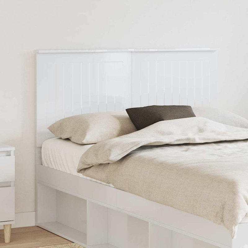 Headboard, EU Double - 135 x 200 cm, Gloss White