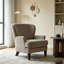 Fauteuil club rembourré Boucle