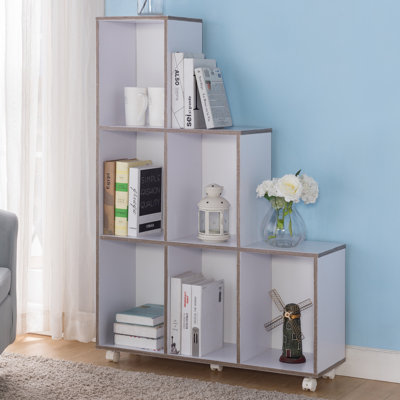 Lea 128cm H x 87cm W Step Bookcase