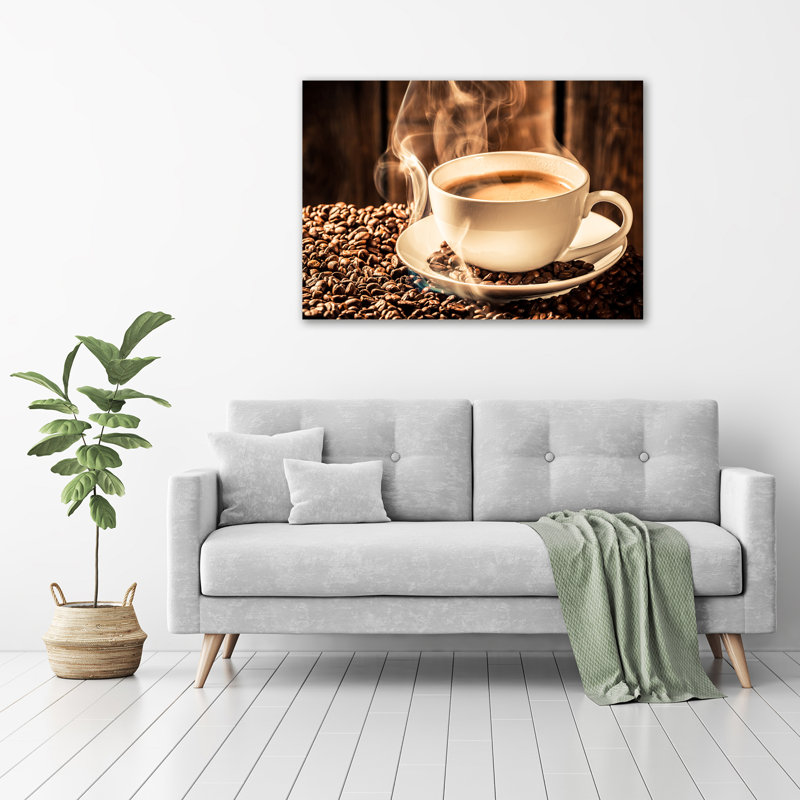 Aromatic Coffee - Wrapped Canvas Print