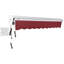 Auvent de patio rétractable avec capuchon Awntech Destin-10696361-10768218-10696381