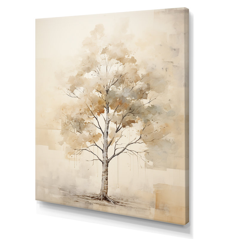 Minimalisme, érable beige, Melody II, H 44 po x l 34 po x P 1,5 po, Toile tendue