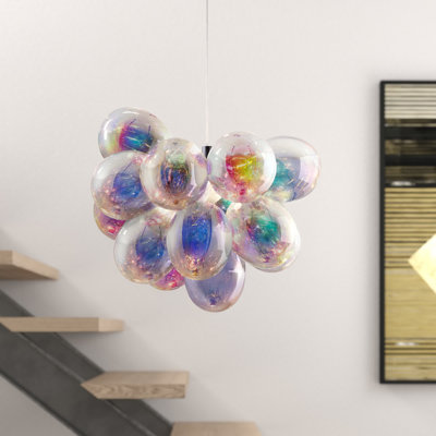 Abdurrahman 3 - Light Polished Chrome Cluster Pendant