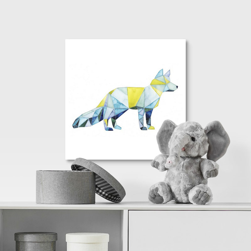 Art sur toile Cartaya Geo Animal IV, Toile tendue, H 16 po x l 16 po x P 1,25 po