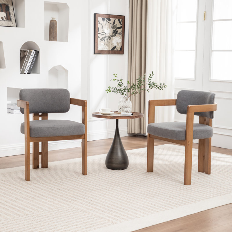 Chaise rembourrée Bula Stanford, Gris