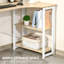 Barnabas L-Shaped Metal Base Computer Desk