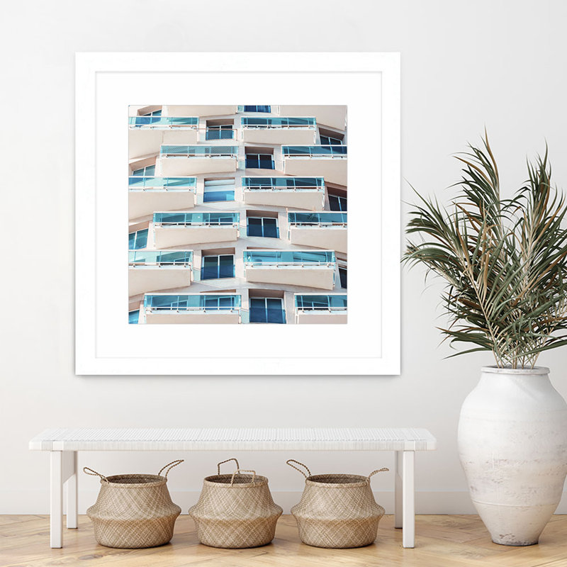 'Balconies' by Pexels - Picture Frame Print on Paper