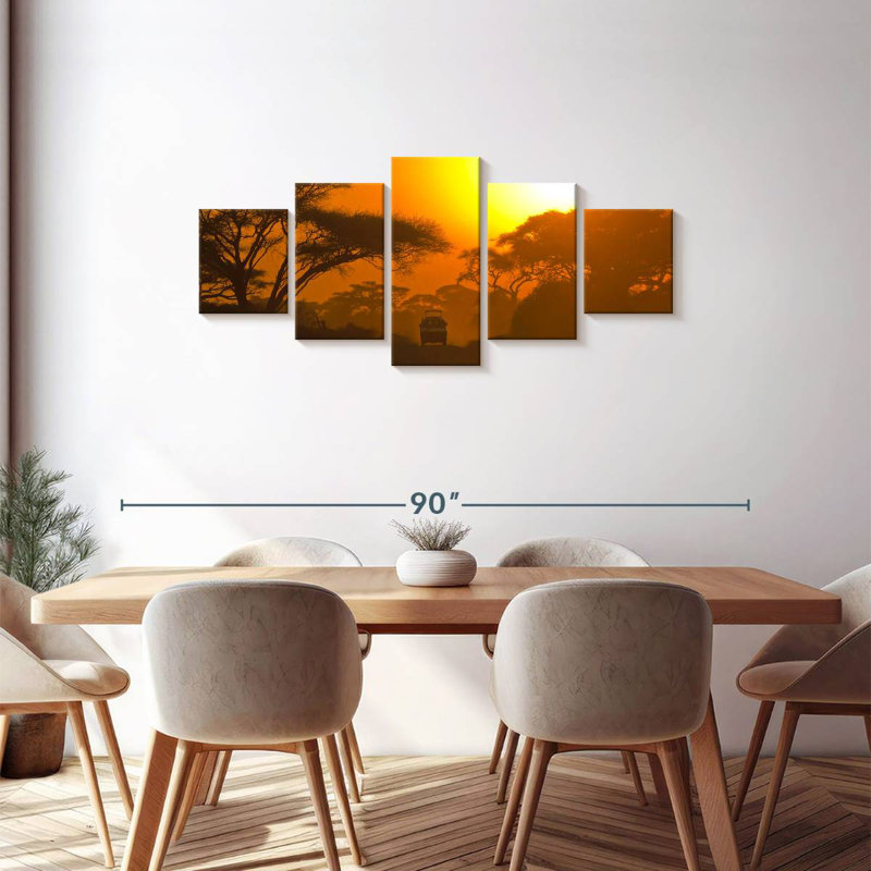 Savannah Sunset, 30" H x 68" W
