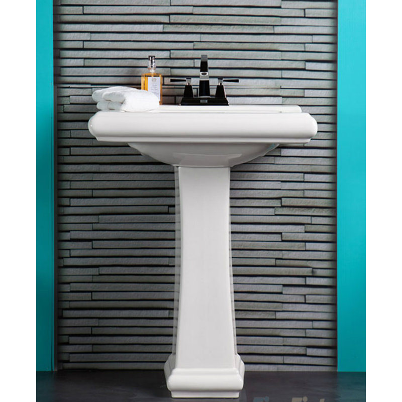 Lavabo de salle de bain 26,5 po, 4" Centres