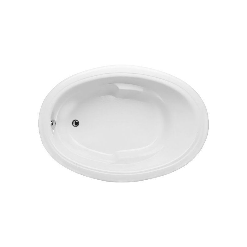 Builder Oval 66'' L Soaking Bathtub, White
