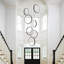 Fredel Dimmable LED Geometric Chandelier Hanging Pendant for Staircase Stairs-172205388-172205391
