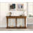 Garrison Oak Finish Console Table-431489474