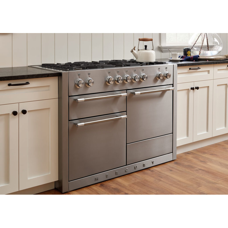 Mercury 48" 6 Cubic Feet Dual Fuel Freestanding Convection Range, Carnaby Blue, Dual Fuel