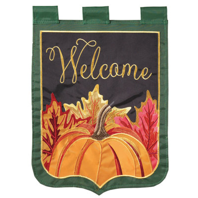 Double Sided 18'' H x 13'' W Polyester Thanksgiving Garden Flag