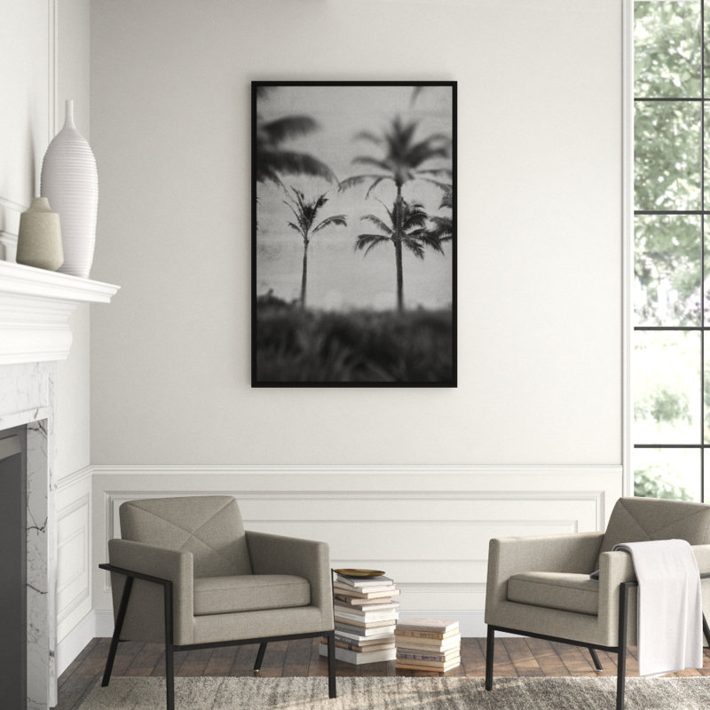 Silver Palms 2' Framed Photographic Print
