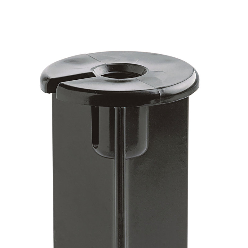 8" Black In-Ground Outdoor Stake for Mounting Landscape Lighting