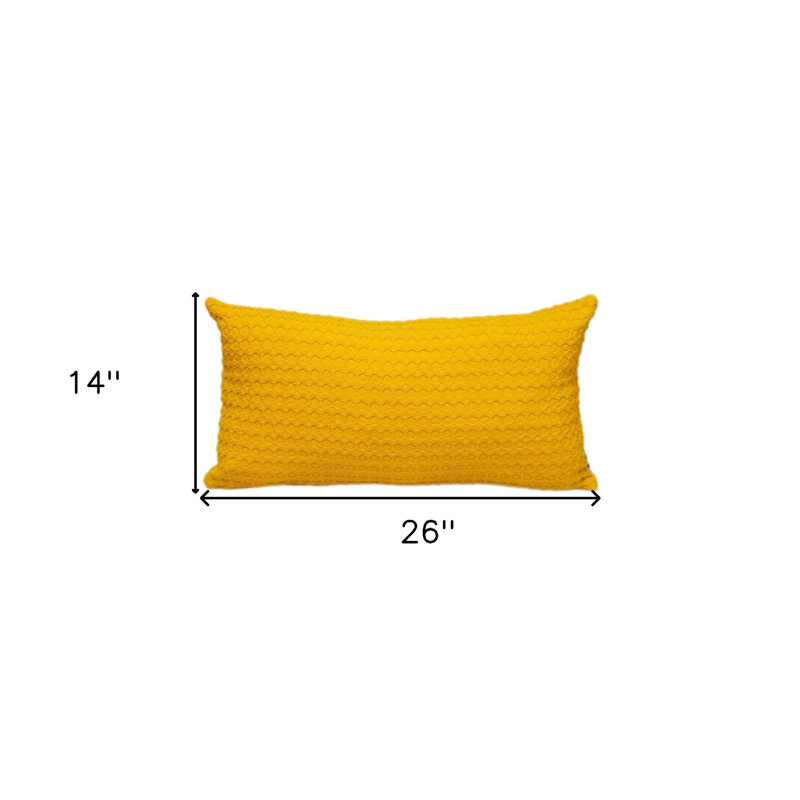 Coussin texturé réversible en coton texturé
