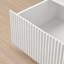 Commode 6 tiroirs Modern avec façades à panneaux ondulés pour la chambre à coucher et le salon | Idée de cadeau-1423668503