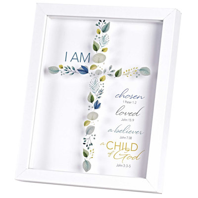 Framed Art I Am Chosen Child Boy
