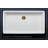 Luxury 36-Inch Solid Fireclay Farmhouse Sink, Flat Front-82987245