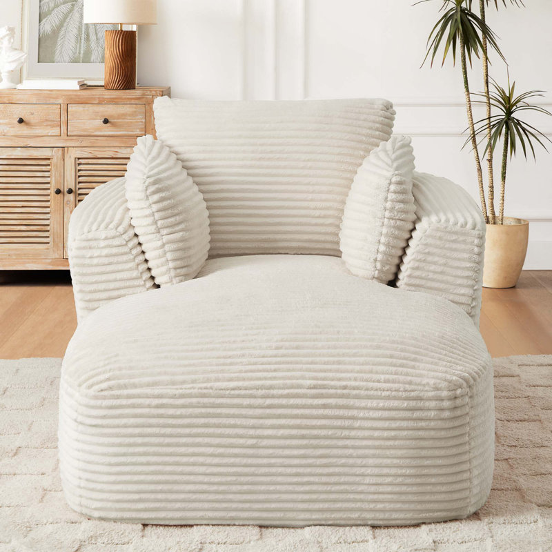 Méridienne 45,5 po, Blanc