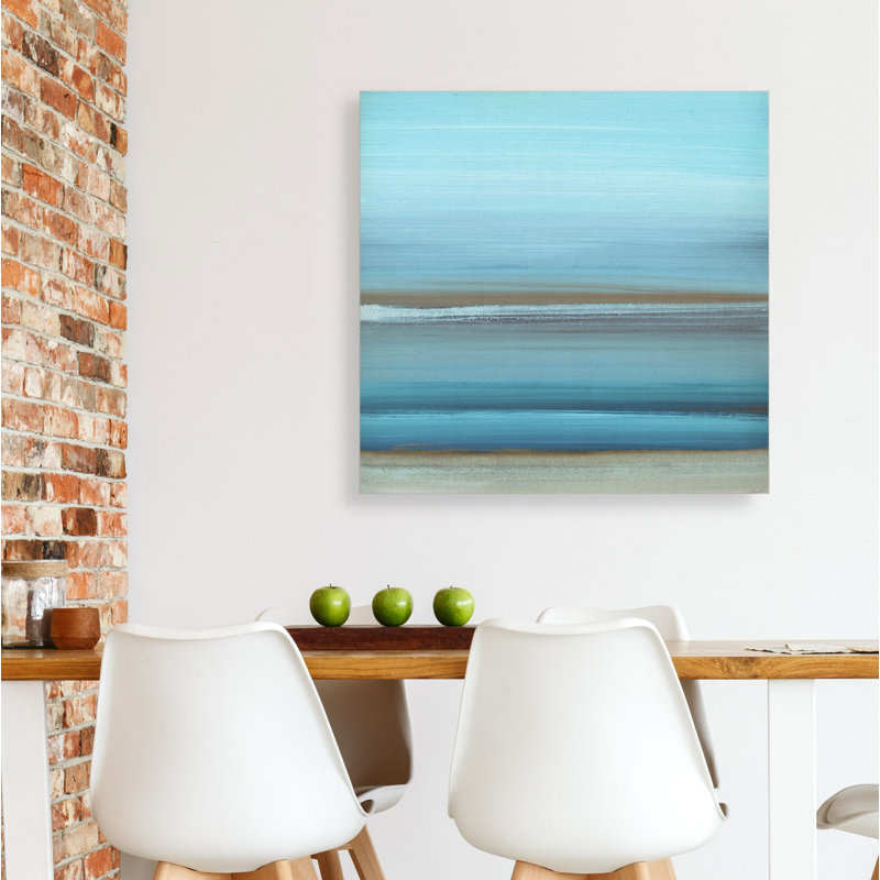 « par the sea i », peinture, H 24 po x l 24 po x P 1,5 po, Toile tendue