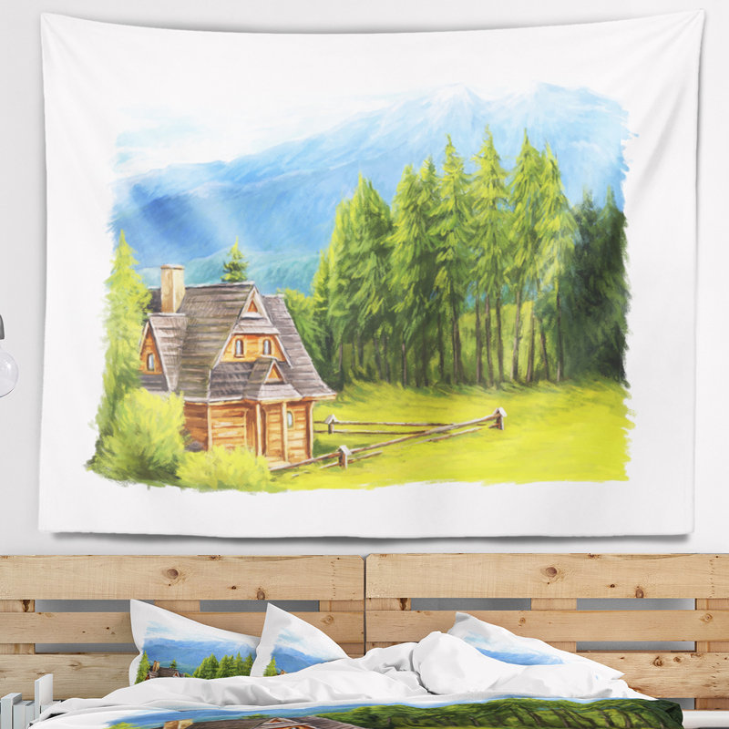 Polyester Tapestry, 32" H x 39" W