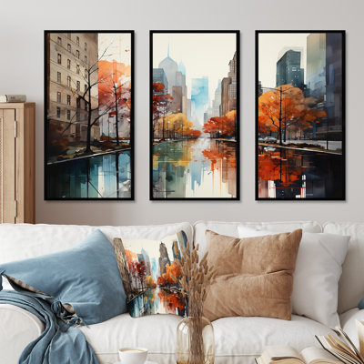 «Autumn New York City Breeze 1», art mural de la ville de New York