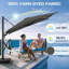 Parasol de grande taille rectangulaire en aluminium 10 pi-1595645933
