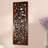 Benzara Wall Panel - 36 Inch Leaf and Scrollwork Pattern, Brown Mango Wood and MDF Wall Decor