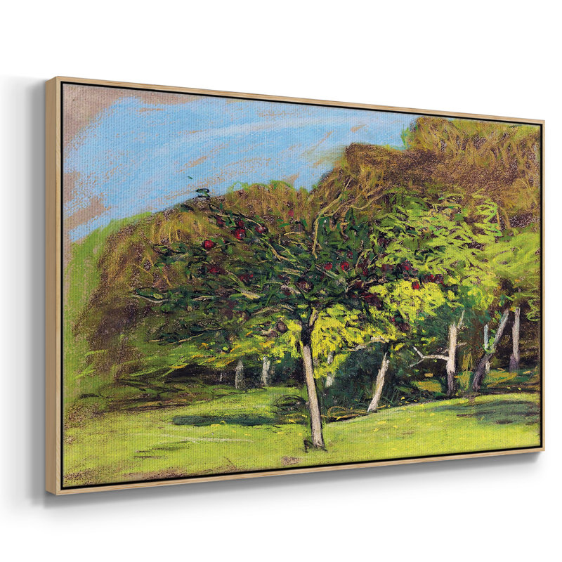 Fruitiers, 1865, reproduction d'art sur toile, H 41 po x l 27 po x P 2 po, Bois naturel