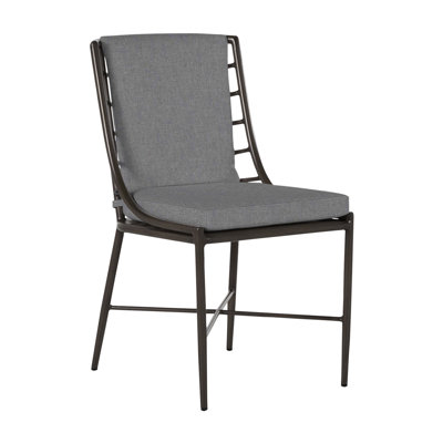 Carmel Patio Dining Side Chair with Cushions