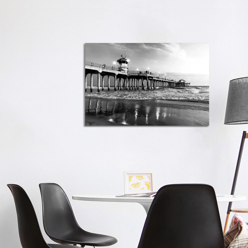 Huntington Beach Pier II by Philippe Hugonnard - Wrapped Canvas Print, 101.6 cm H x 66.04 cm W x 1.91 cm D