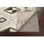 Tapis ivoire en laine noué à la main de conception unique 5 pi 9 po x 9 pi 3 po New Age