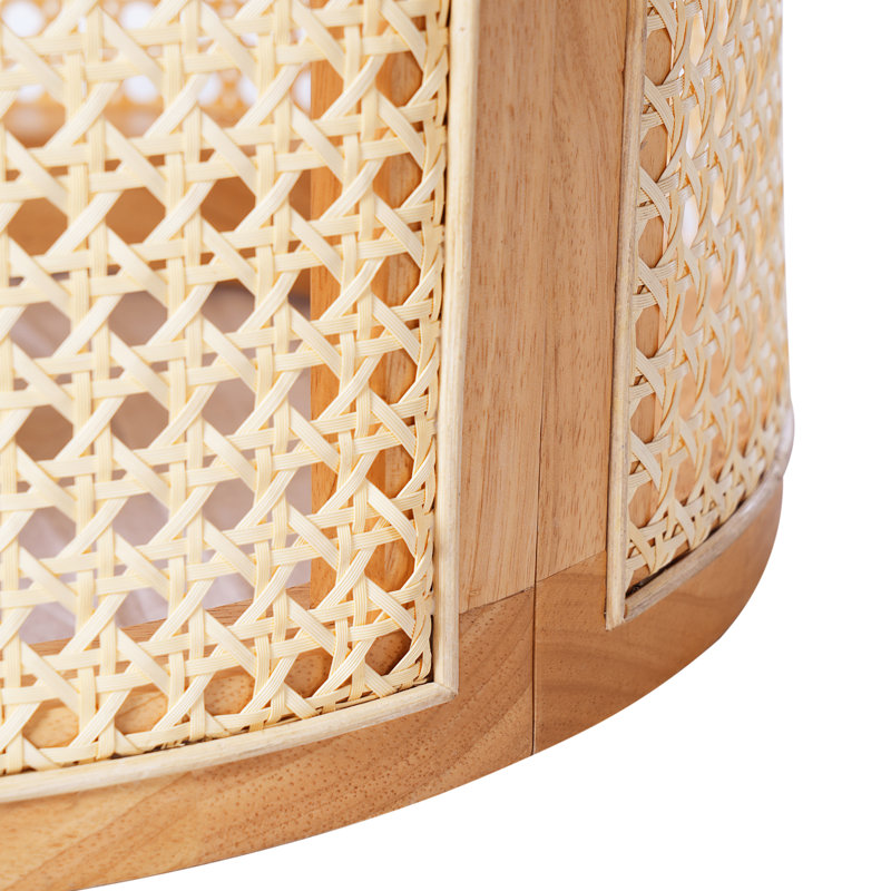 Table d'appoint en bois massif, couleur naturelle