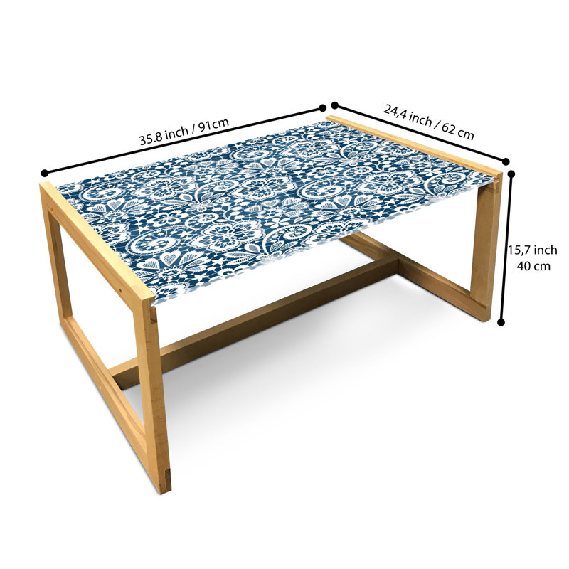 Jamaari Sled Coffee Table, 90cm H x 62cm W x 40cm D