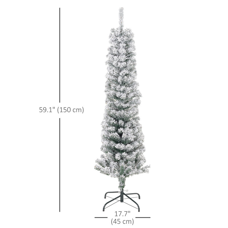 Arbre de Noël artificiel enneigé