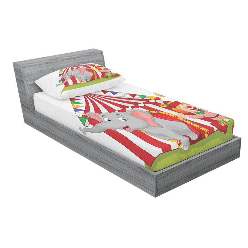 Microfiber Sheet Set, Twin Sheet Set with Fitted Sheet