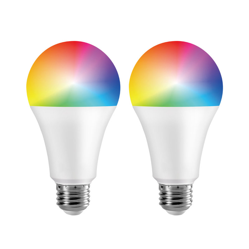 Ampoule intelligente à DEL Infibrite A21 WiFi, 12 W, 1100 lM, compatible Alexa / Google / SIRI (paquet de 2), 2.6, 12, 1100