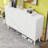 Shoe Cabinet with Adjustable Shelves and Wood Legs-1402850383