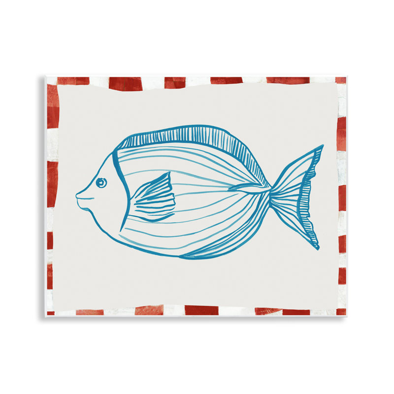 Plaque murale «Ocean Fish», par Hannah Dawson