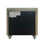Table de chevet en velours beige Lucienne