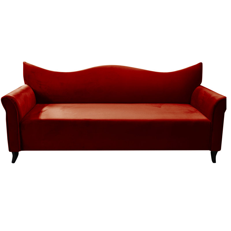 4 Seater Sofa, Burgundy
