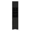 Armoire de rangement multi-fonctionnelle avec deux portes et tablettes réglables, tablette ouverte-220446417