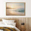 «Golden Sunrise Beach Coastline with Gentle Waves», reproduction d'art sur toile encadrée-124795598-124795596