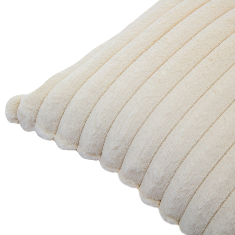 Cotton Square Cushion, White, 17cmH x 17cmW
